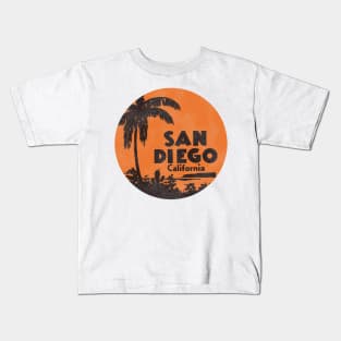 San Diego California Vintage Travel Souvenir Kids T-Shirt